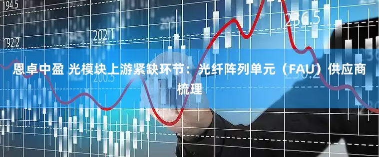 恩卓中盈 光模块上游紧缺环节：光纤阵列单元（FAU）供应商梳理